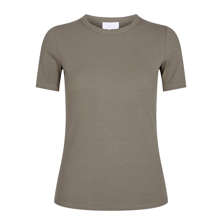 Levete Room LR-NUMBIA 5 T-shirt, Taupe